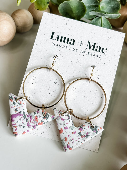 Victoria Statement Earring - Spring Confetti