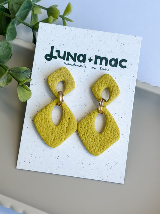 Geometric Textured Drops - D. Mustard