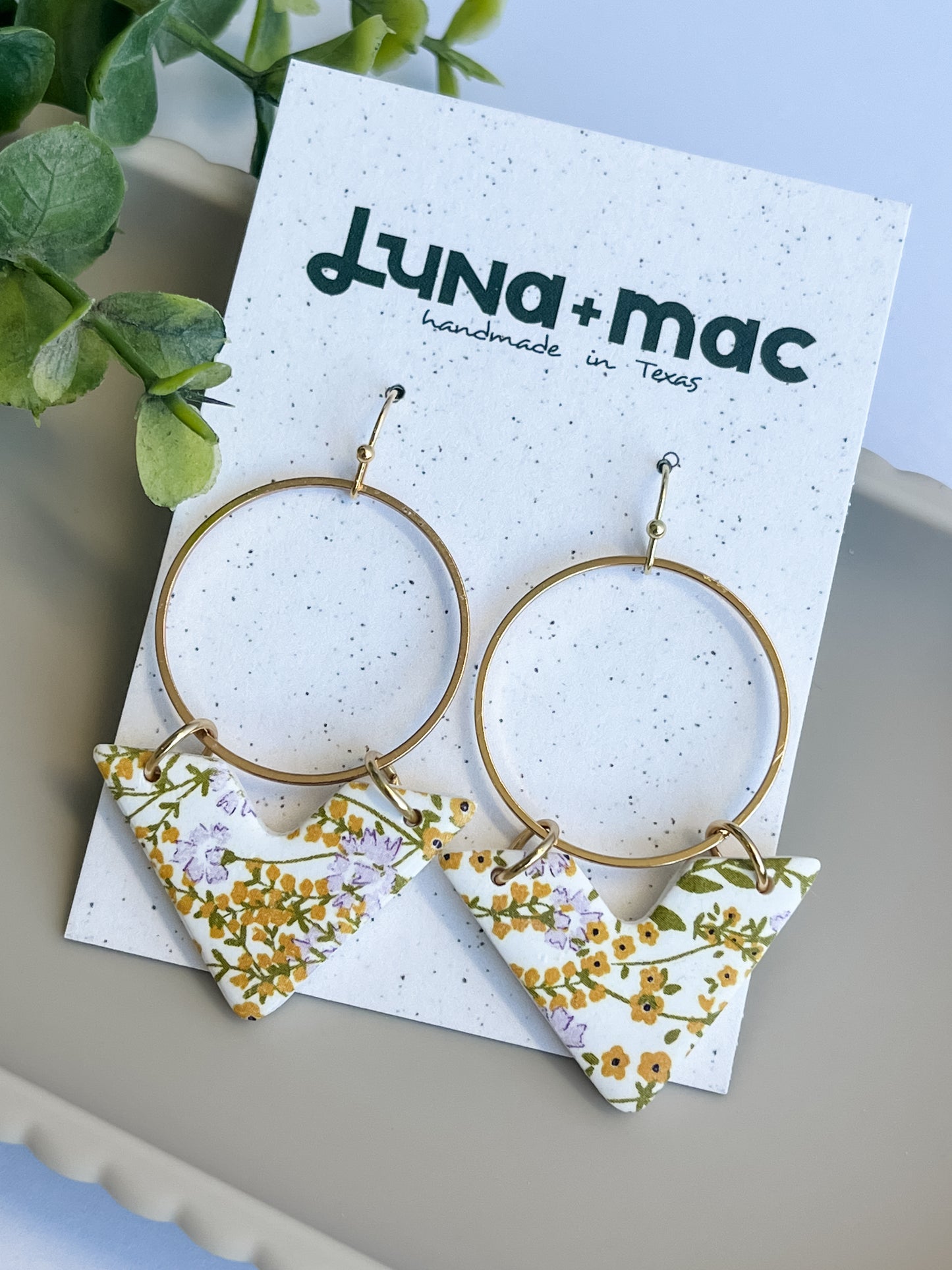 Victoria Statement Earring - Spring Florals