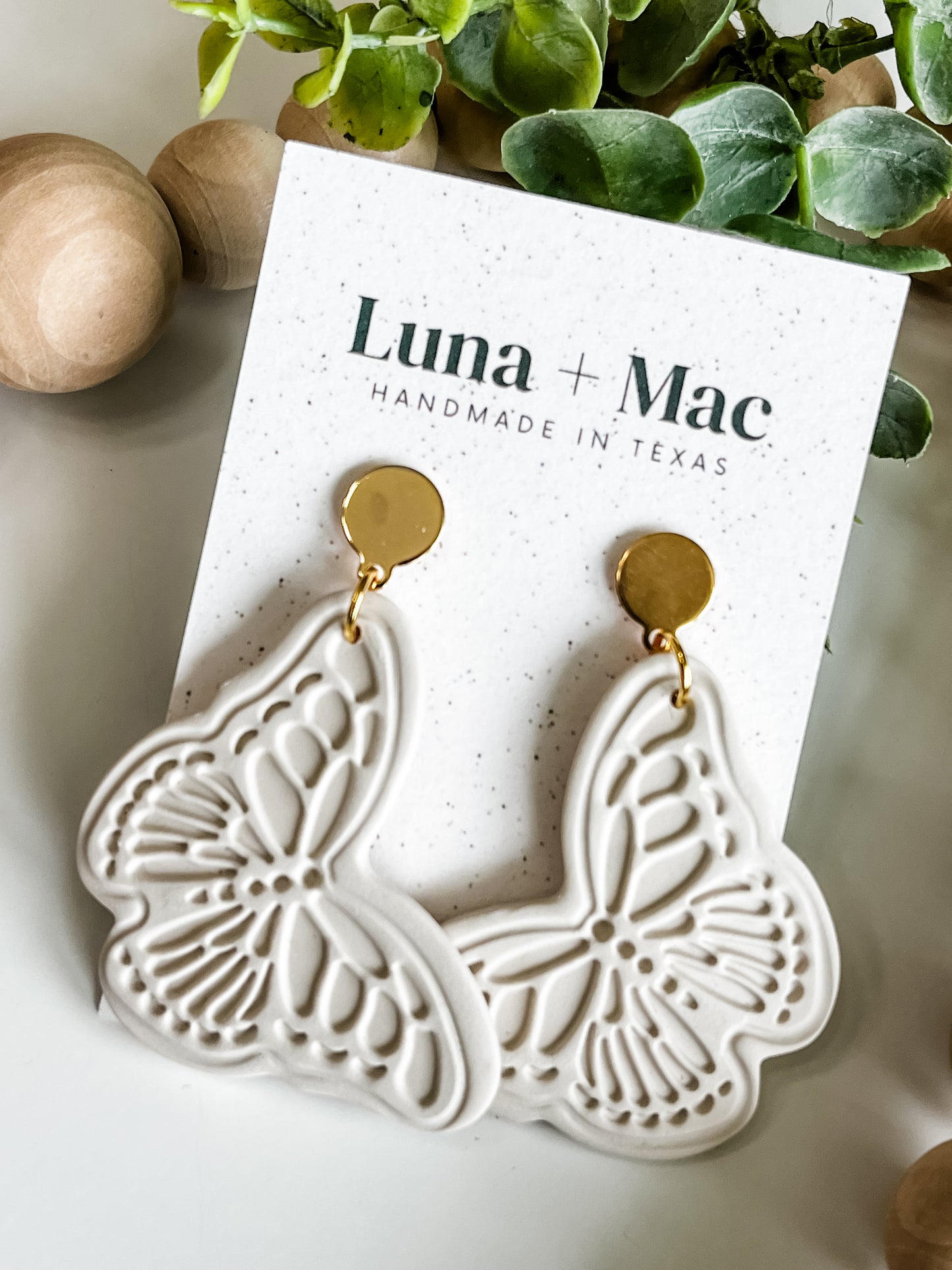 Flores Statement Earring - Sand