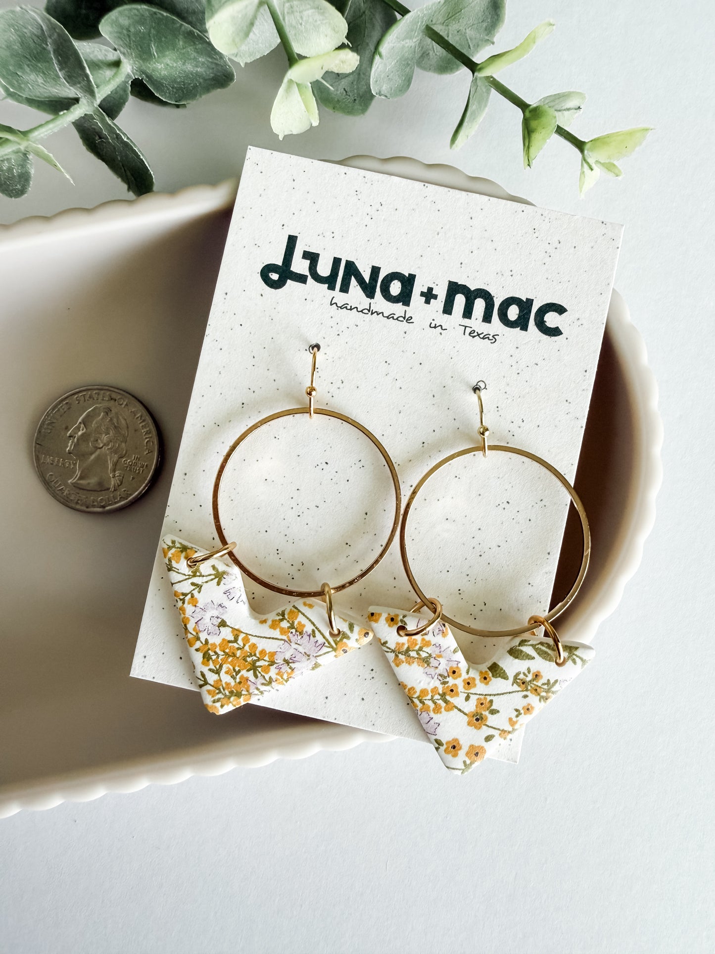Victoria Statement Earring - Spring Florals