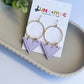 Victoria Statement Earring - Lilac