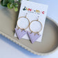 Victoria Statement Earring - Lilac