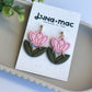 Petal Poise Earring - Rose Pink