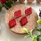Luxe Reverie Earring - Red