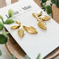 Gilded Fern Earrings