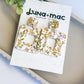 Modern Edge Earrings - Spring Florals