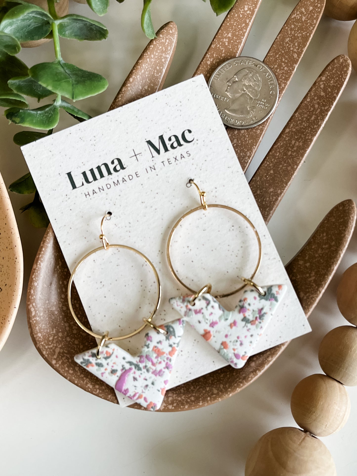 Victoria Statement Earring - Spring Confetti