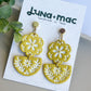 Meadow Mark Earring - D. Mustard