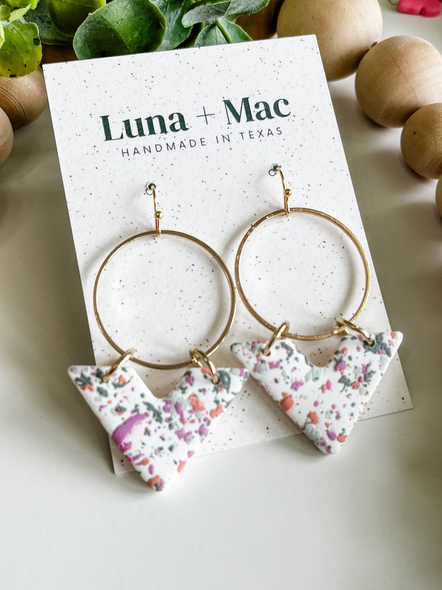 Victoria Statement Earring - Spring Confetti