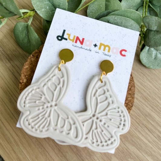 Flores Statement Earring - Sand