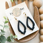 Dew Drop Earrings - Black