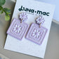 Petal Press Earring - Lilac