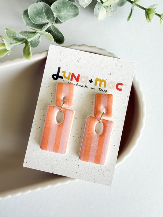 Modern Stripes - Pink/Orange