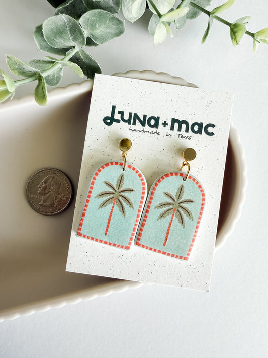 Summer Palms Earrings