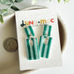 Modern Stripes - Green/Blue