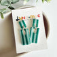Modern Stripes - Green/Blue