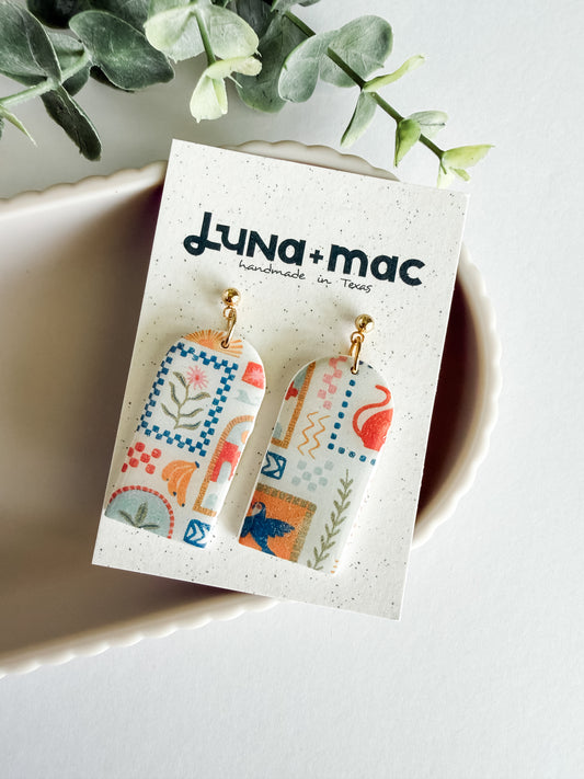 Arched Earring - Vintage Vacation
