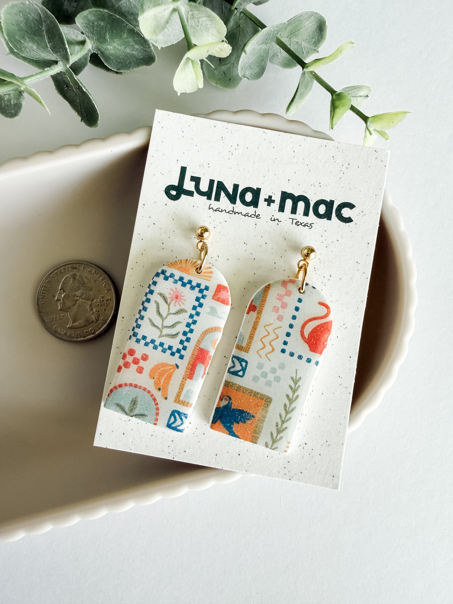 Arched Earring - Vintage Vacation