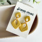Geometric Textured Drops - D. Mustard