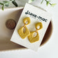 Geometric Textured Drops - D. Mustard