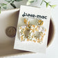 Modern Edge Earrings - Spring Florals