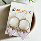 Victoria Statement Earring - Lilac