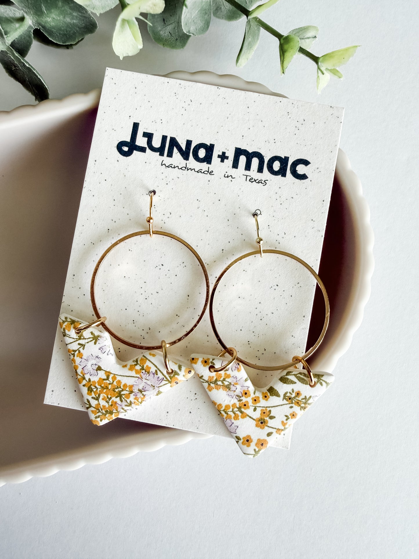 Victoria Statement Earring - Spring Florals