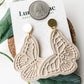Flores Statement Earring - Sand